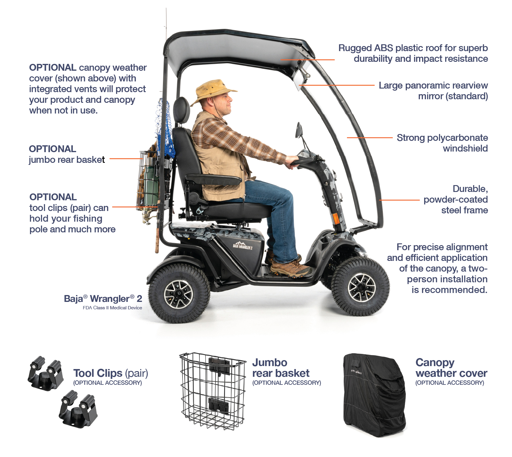 Pride Mobility - Hard Top Canopy